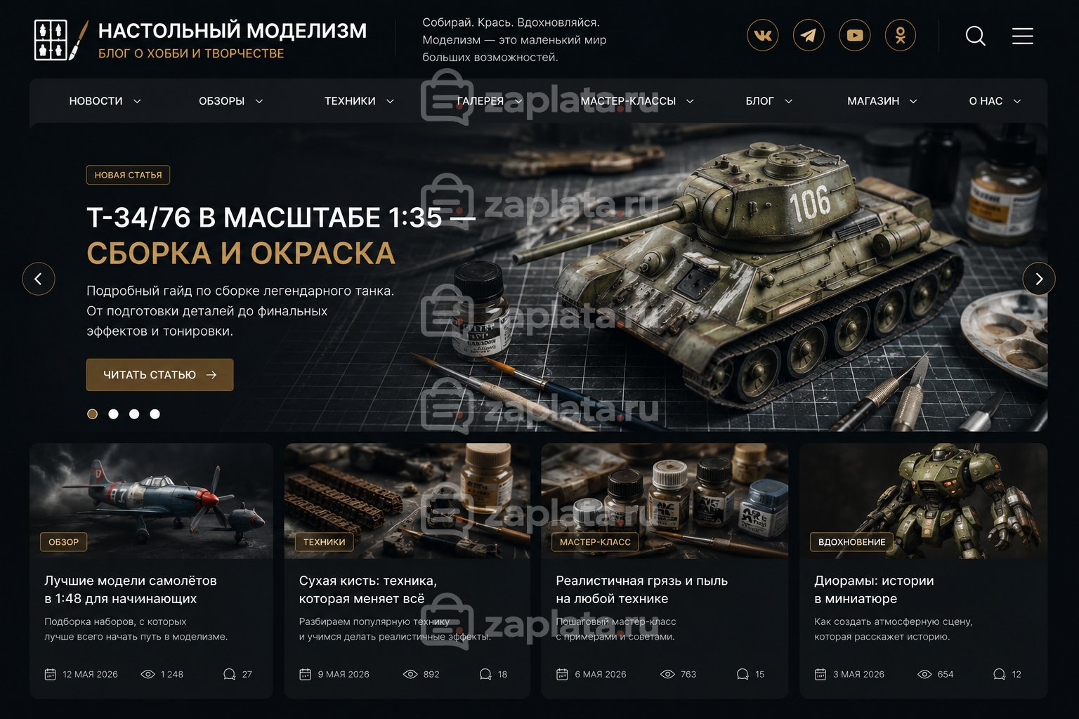 Блог о настольном моделизме готовый