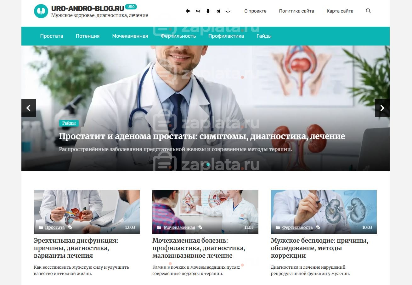 Блог об урологии и андрологии