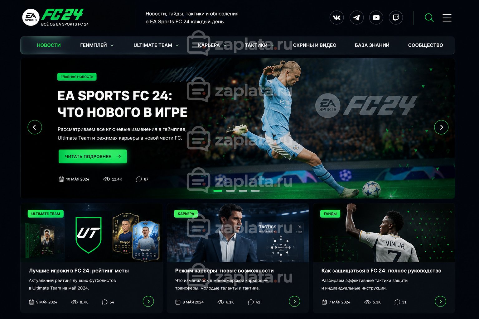 Блог по игре EA Sports FC 24 (FIFA)
